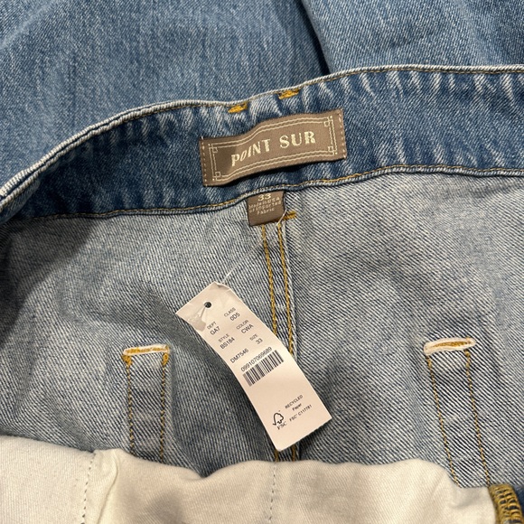 NEW with tags! POINT SUR PUDDLE JEAN IN CHARLOTTE WASH 34 / CHAROTTE WASH - Picture 4 of 7